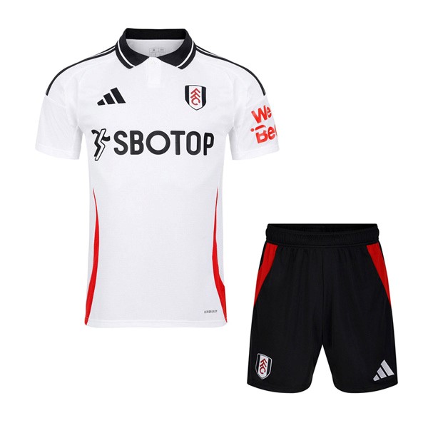 Camiseta Fulham Replica Primera Ropa Niño 2024/25